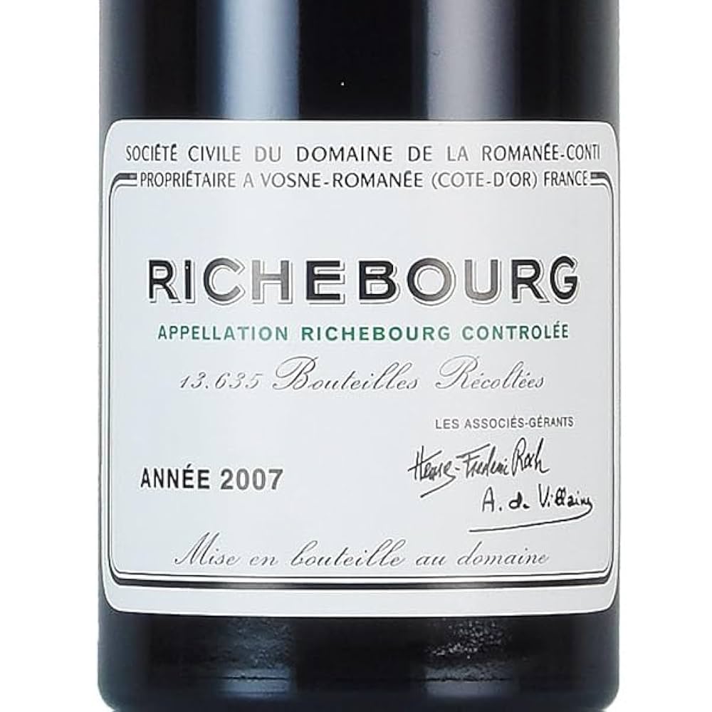 Amazon.co.jp: ロマネコンティ リシュブール 2007 ドメーヌ ド